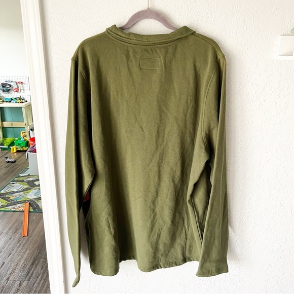 Browning Pullover Men's 2X Green Tom 1/4 Zip Sweatshirt NWT - Picture 2 of 10